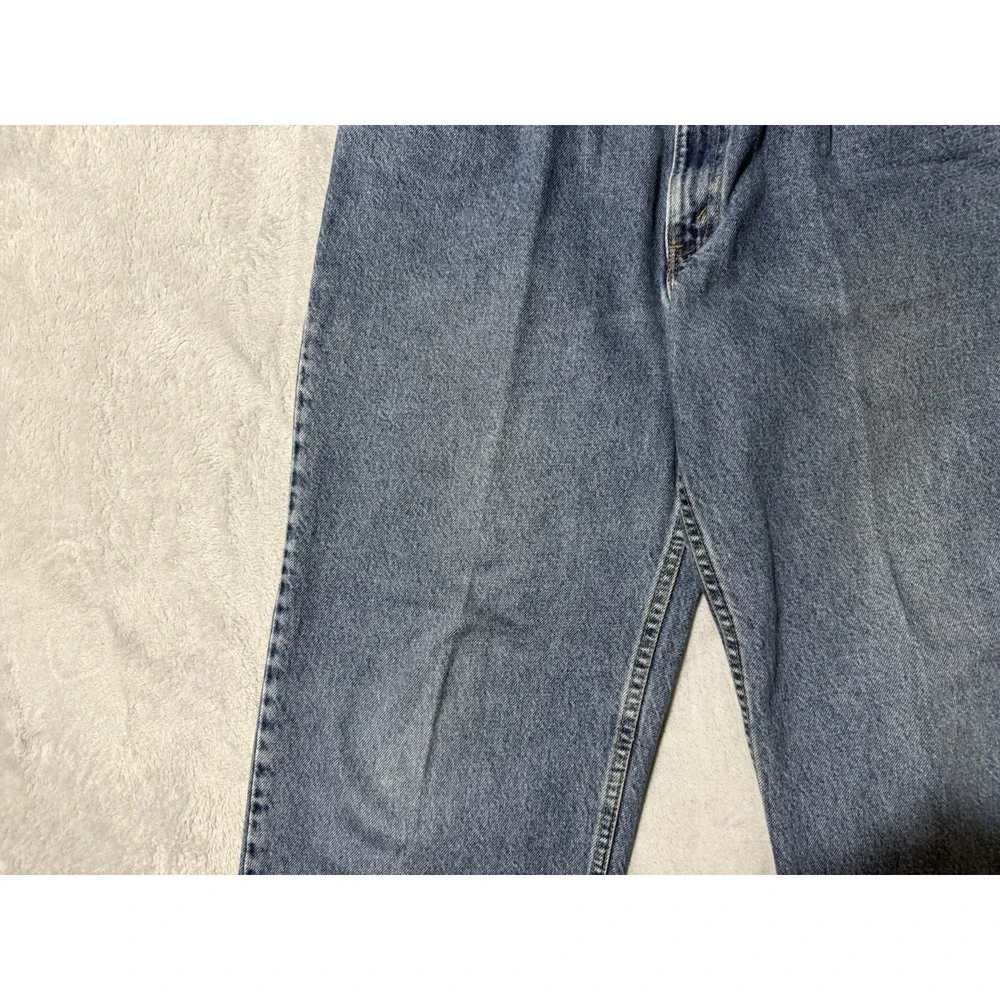 VTG Levi's 550 Relaxed Fit Husky Denim Jeans Made in USA Orange Tab 34x29